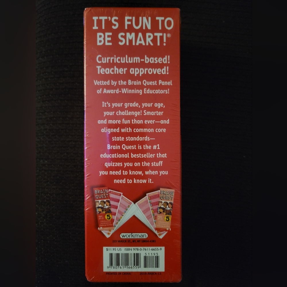 Brain Quest Grade 5 Learning Cards - Red - Picture 3 of 3